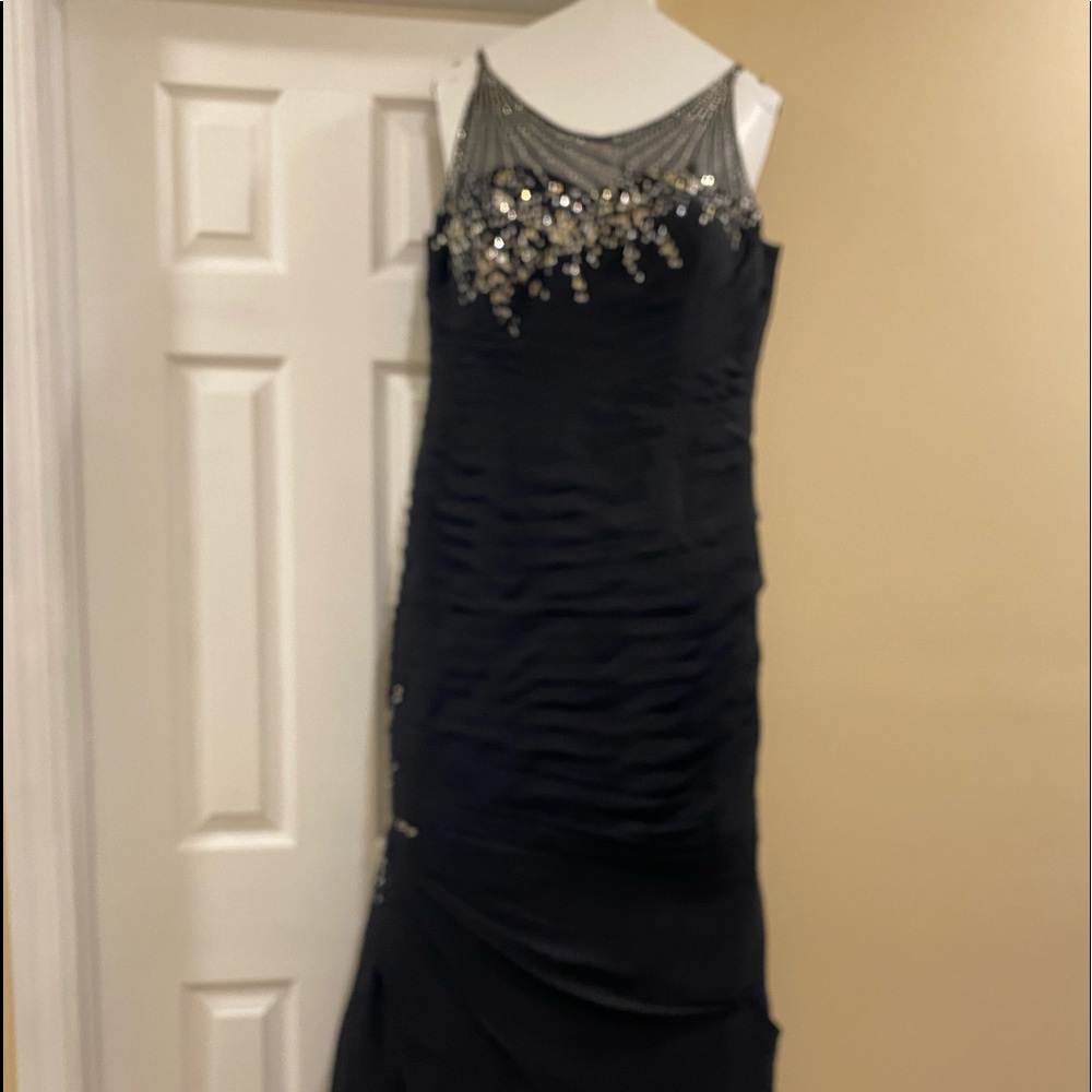 Mother of the Bride Black Gown - Picture 2 of 4